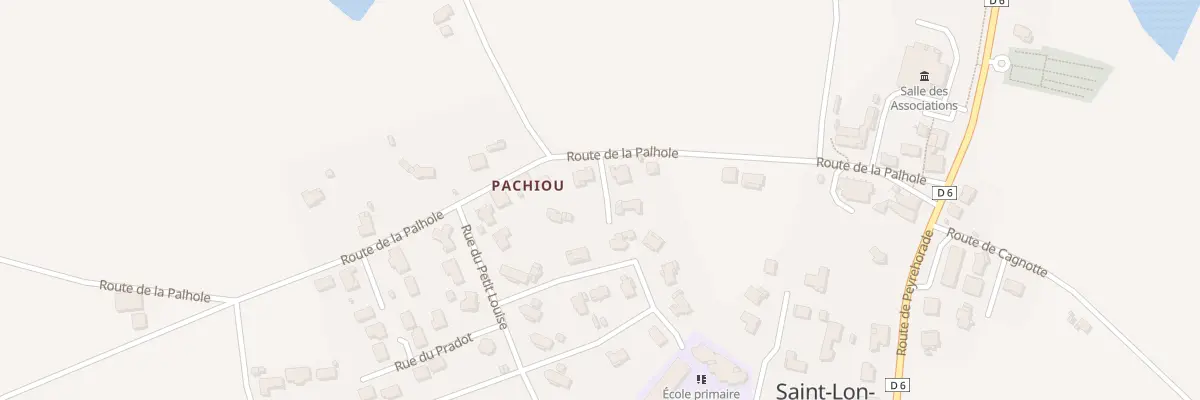 Plan du 325 Rte de la Payolle à Saint-Lon-les-Mines