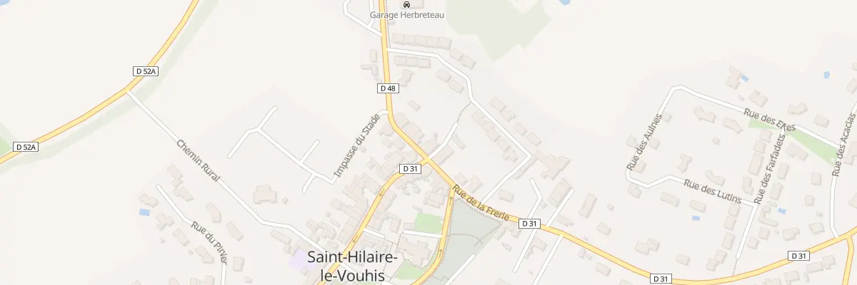 Plan du 2 Rue de l’europe à Saint-Hilaire-le-Vouhis