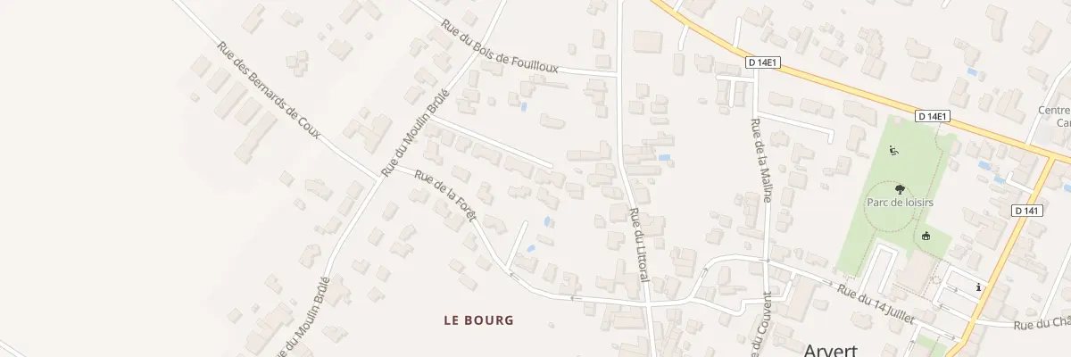 Plan du 9H Rue du Moulin Brûlé à Arvert