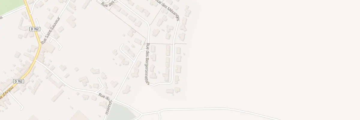 Plan du 33 Rue des Mesanges (Montigne) à Sèvremoine
