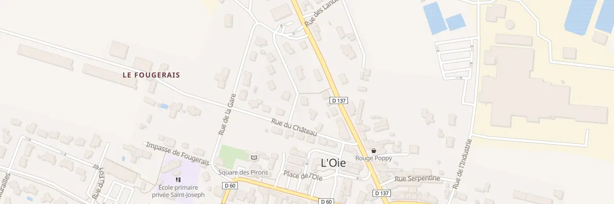 Plan du 1 Cité du château à L’Oie
