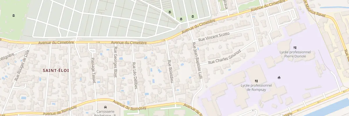 Plan du 7 Rue Boieldieu à La Rochelle