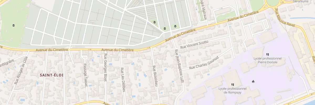 Plan du 3 Rue Boieldieu à La Rochelle