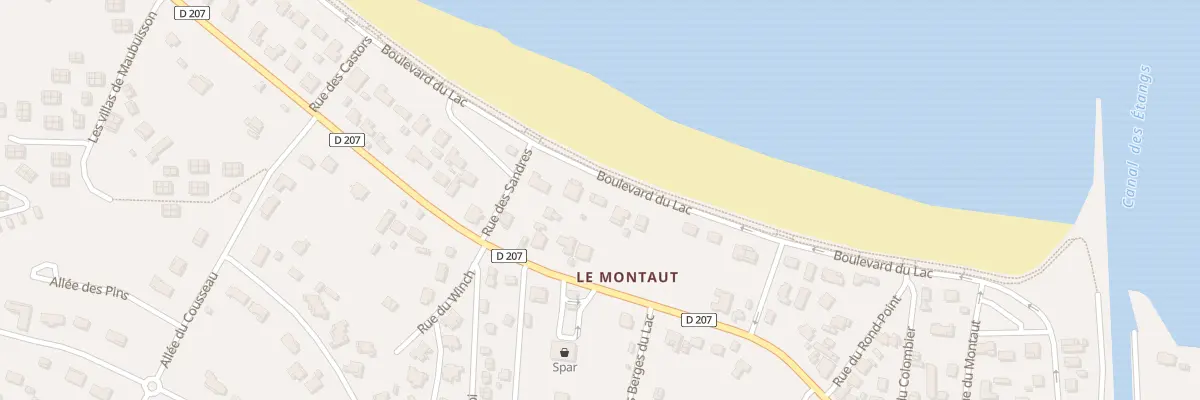 Plan du 23 Bd du Lac à Carcans