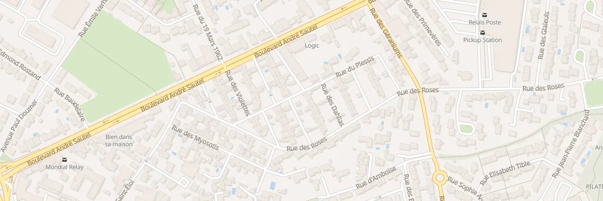 Plan du 1 Rue des Oeillets à La Rochelle