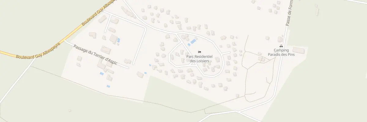 Plan du 75 Parc Res Loisirs l’Amelie à Soulac-sur-Mer