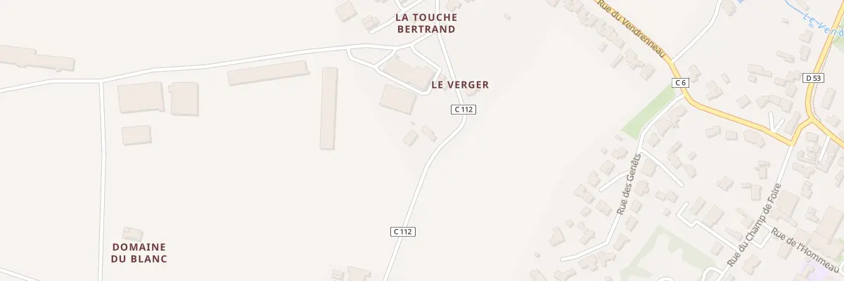 Plan du 12 Le Pinier à Vendrennes