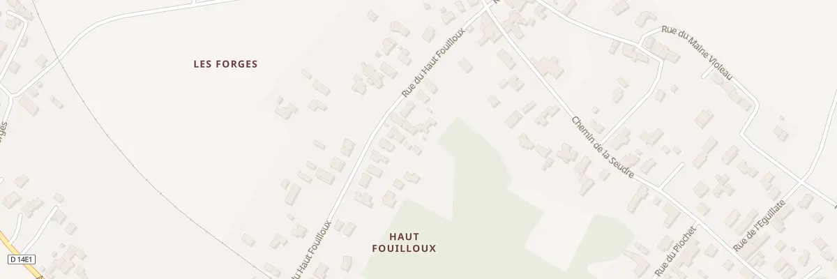 Plan du 38 Rue du Haut Fouilloux à Arvert