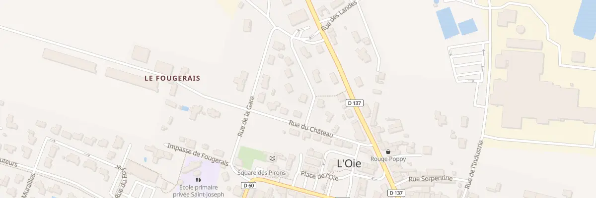 Plan du 2 Cité du château à L’Oie