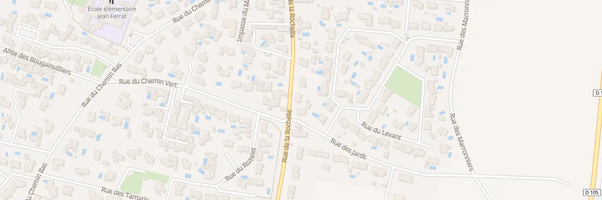 Plan du 7703 Rue de la Rochelle à Marsilly