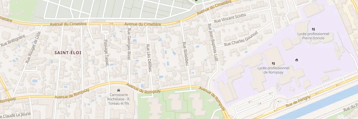 Plan du 18 Rue Boieldieu à La Rochelle