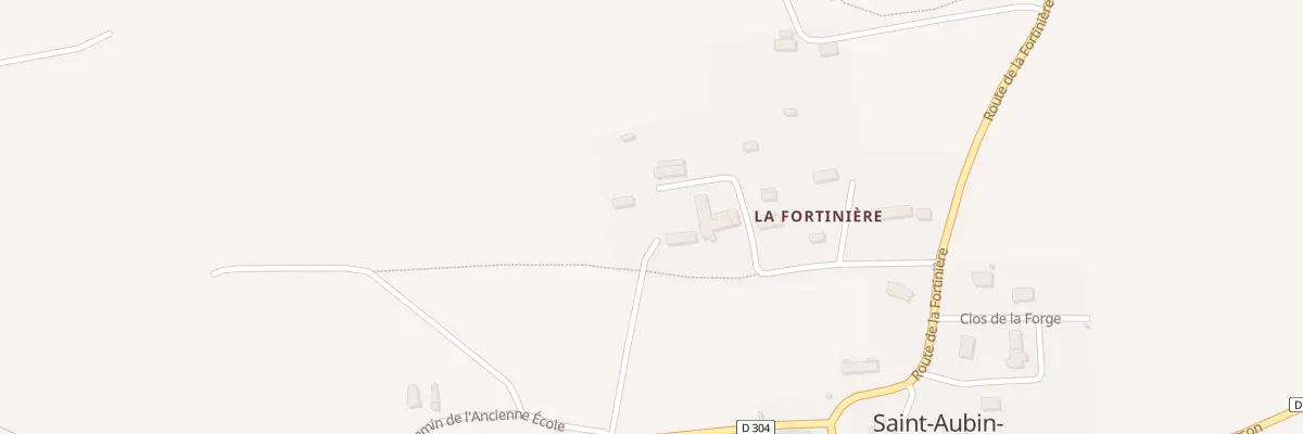 Plan du 5136 La Fortiniere à Saint-Aubin-des-Bois