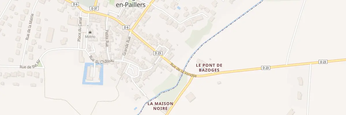 Plan du 2 Rue de la Vendée à Bazoges-en-Paillers