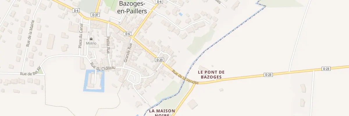 Plan du 6 Rue de la Vendée à Bazoges-en-Paillers
