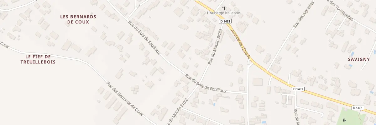Plan du 6 Rue du Bois de Fouilloux à Arvert