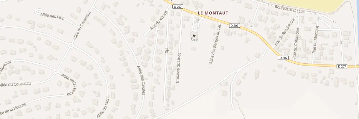 Plan du 9004 Av de Maubuisson à Carcans