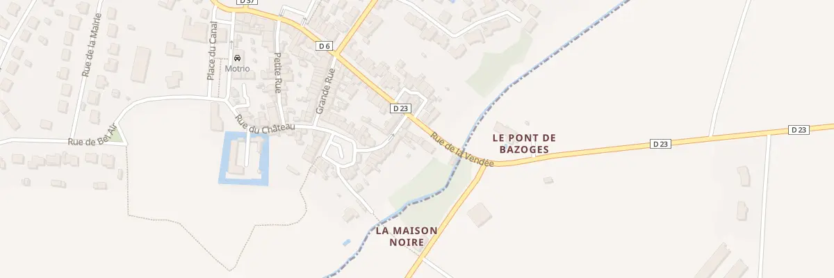 Plan du 1 Rue de la Vendée à Bazoges-en-Paillers