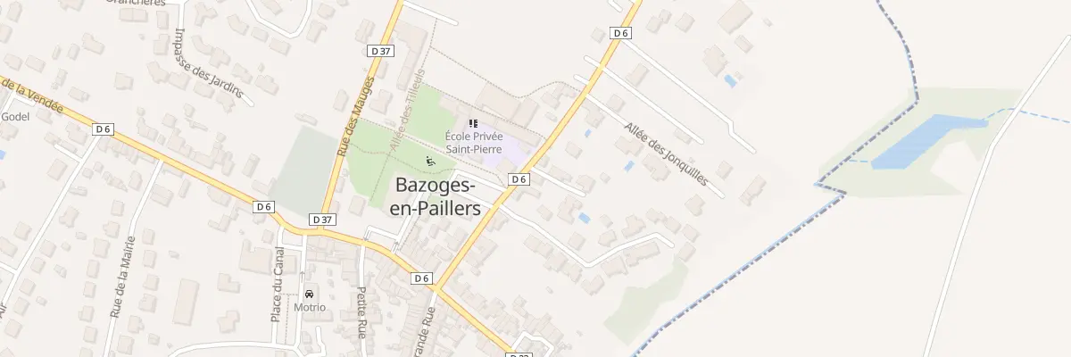 Plan du 10A Rue d’anjou à Bazoges-en-Paillers