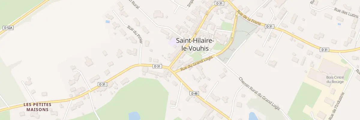 Plan du 5321 Le Bourg à Saint-Hilaire-le-Vouhis
