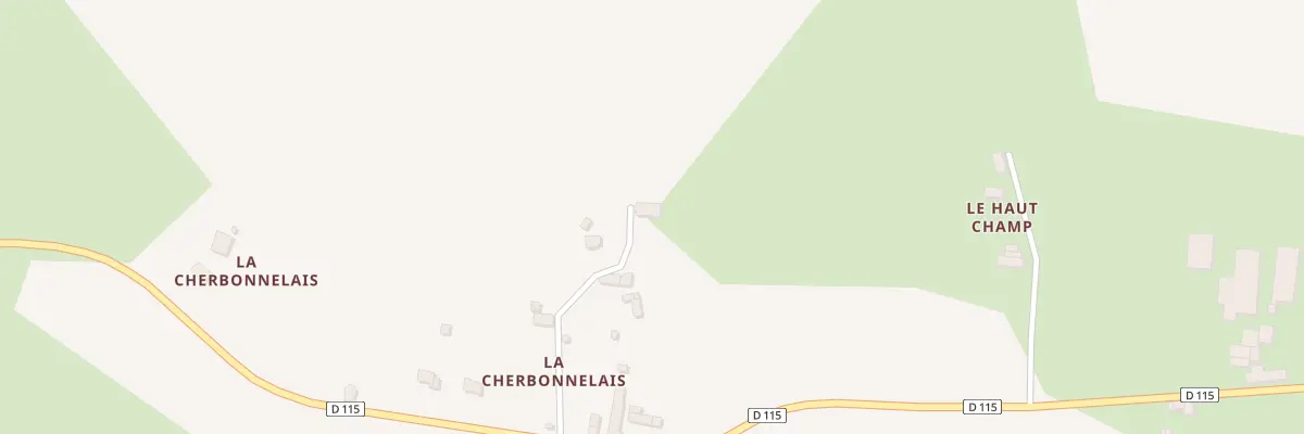 Plan du 13 La Cherbonnelais à Landéan