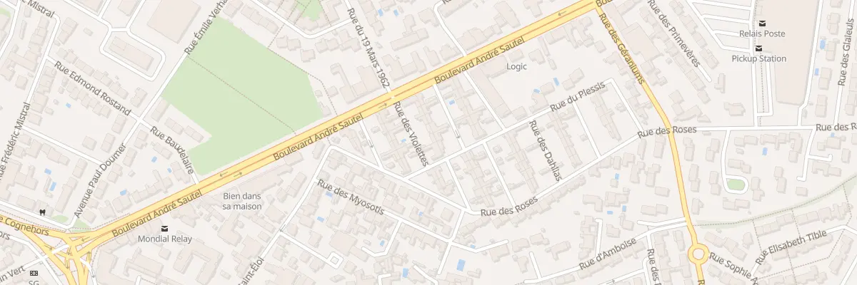 Plan du 9 Rue des Violettes à La Rochelle