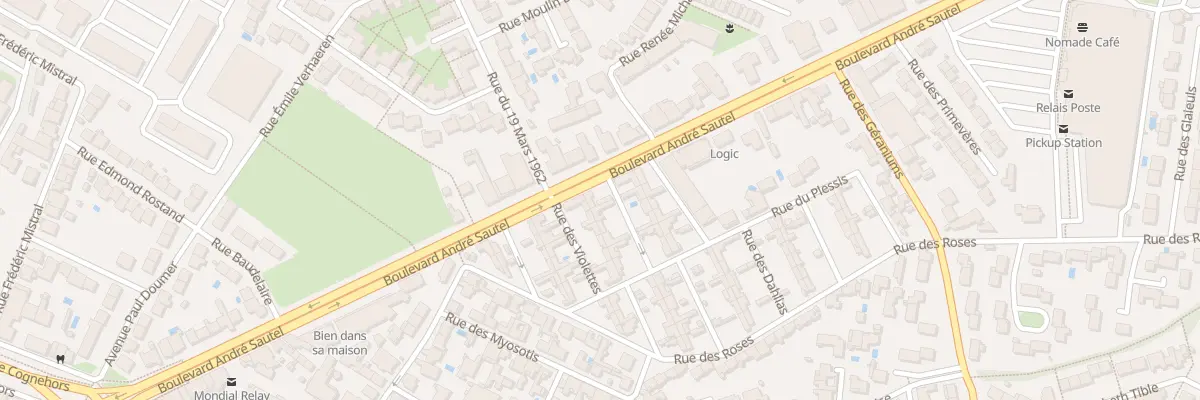 Plan du 2 Rue des Pervenches à La Rochelle