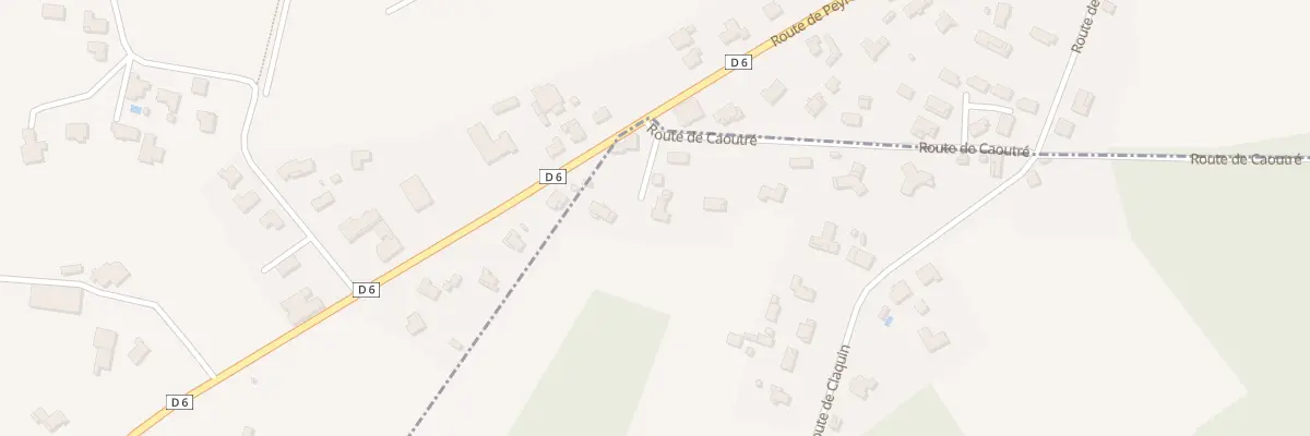 Plan du 317 Rte du Caoutré à Bélus