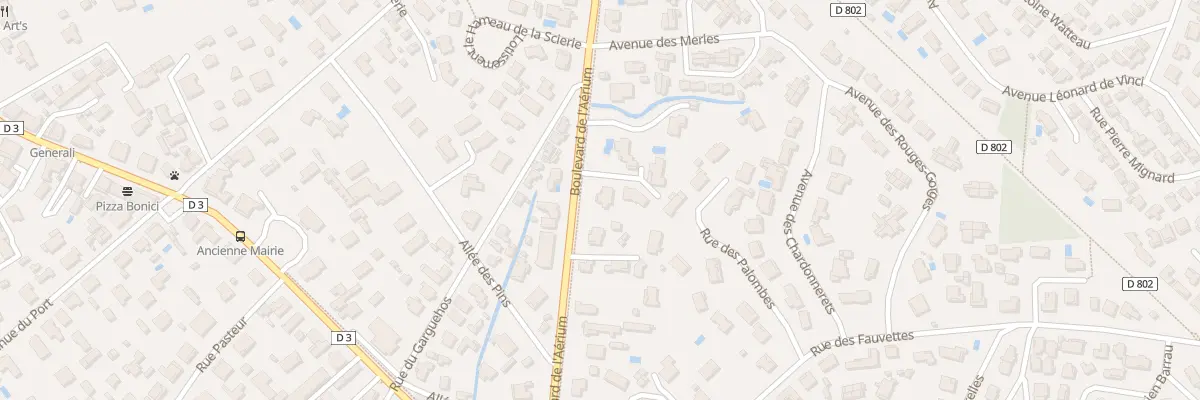 Plan du 60 Bd de l’Aérium à Arès