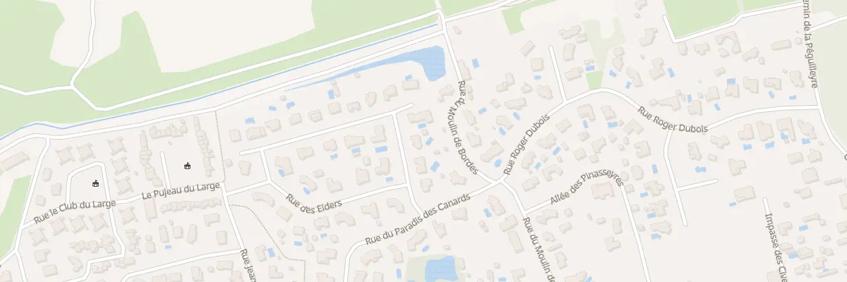 Plan de la Rue des Souchets à La Teste-de-Buch