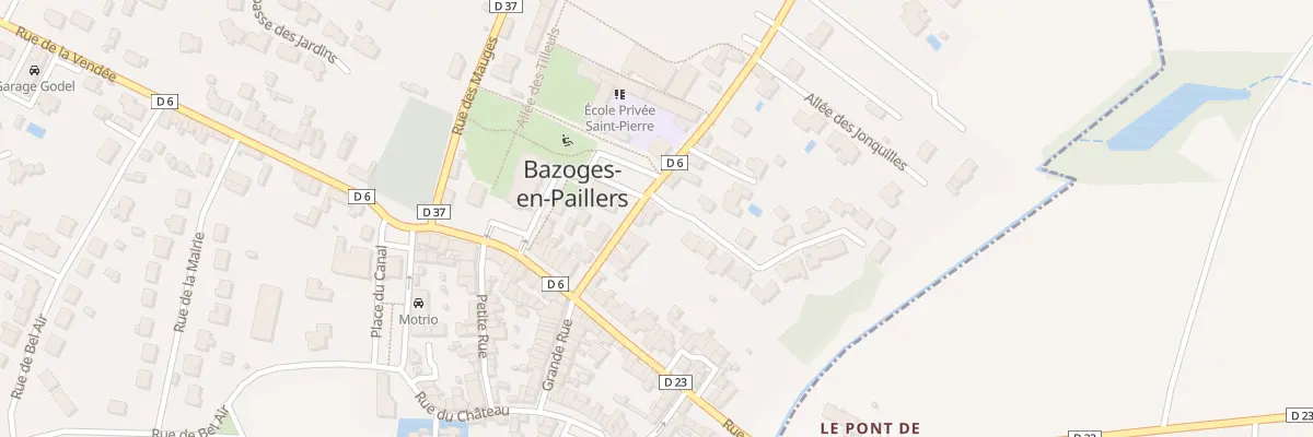 Plan du 8B Rue d’anjou à Bazoges-en-Paillers