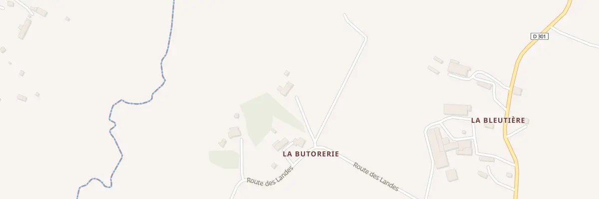 Plan du 1185 Rte des Landes à Saint-Aubin-des-Bois
