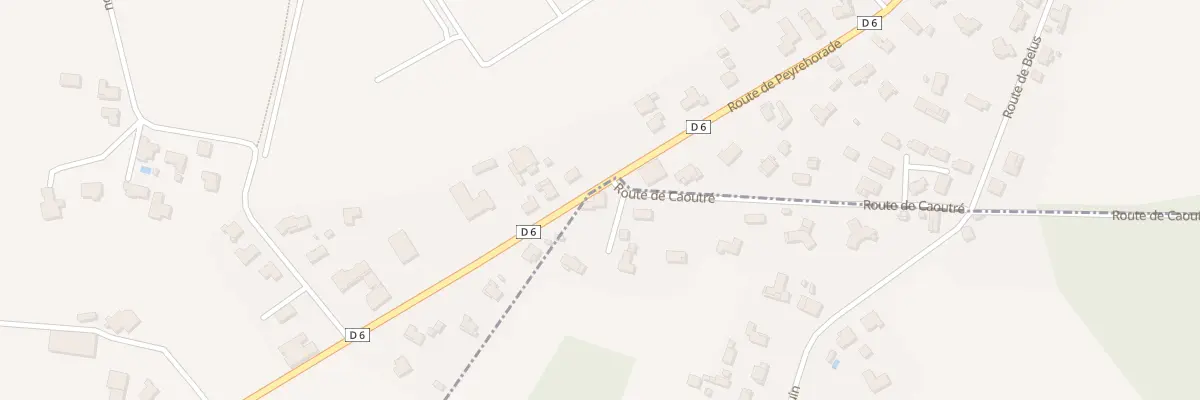 Plan du 270 Rte du Caoutré à Bélus