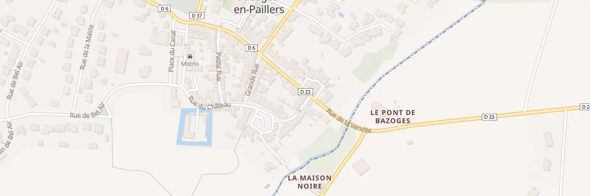 Plan du 9 Rue de la Vendée à Bazoges-en-Paillers