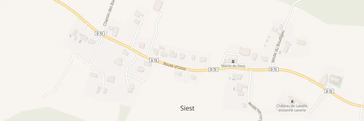 Plan du 214 Rte d’Orist à Siest