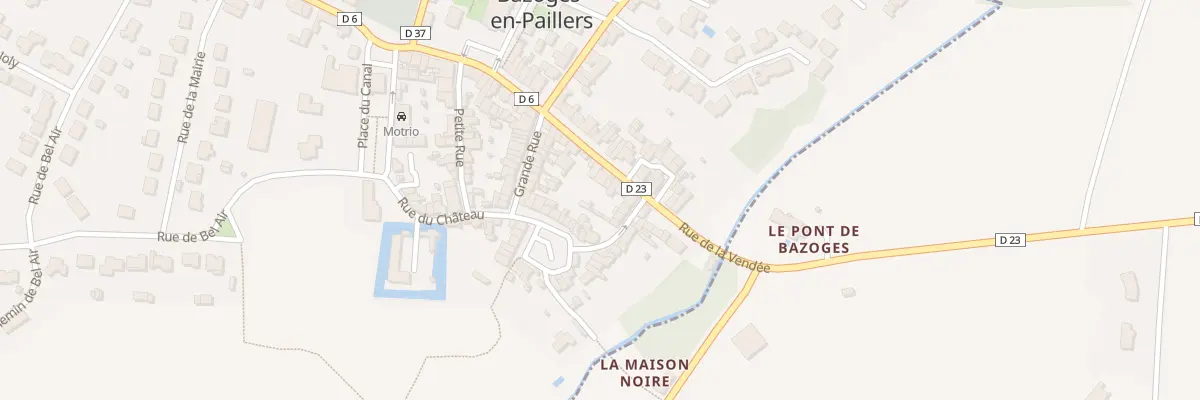 Plan du 13 Rue de la Vendée à Bazoges-en-Paillers