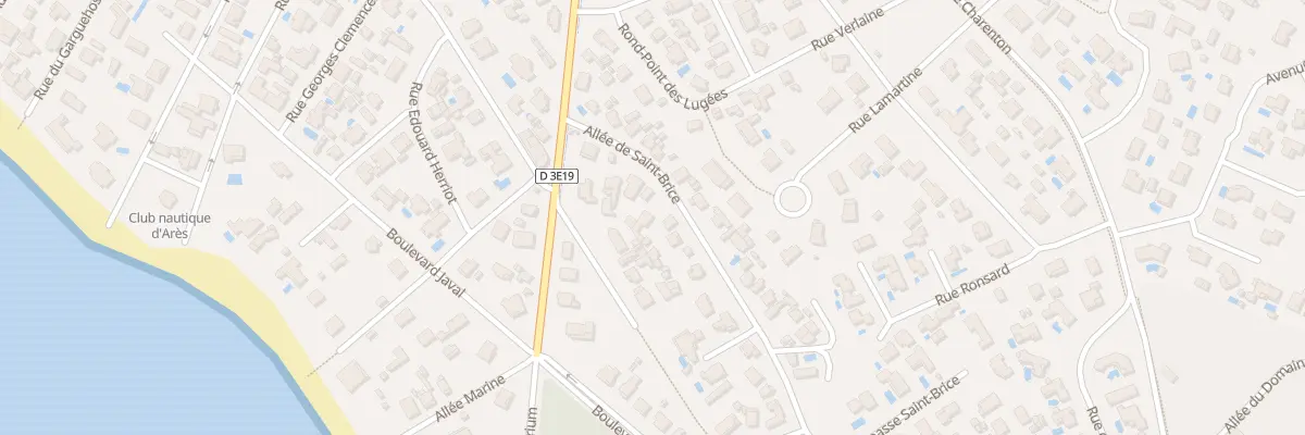 Plan du 8 All de Saint-brice à Arès