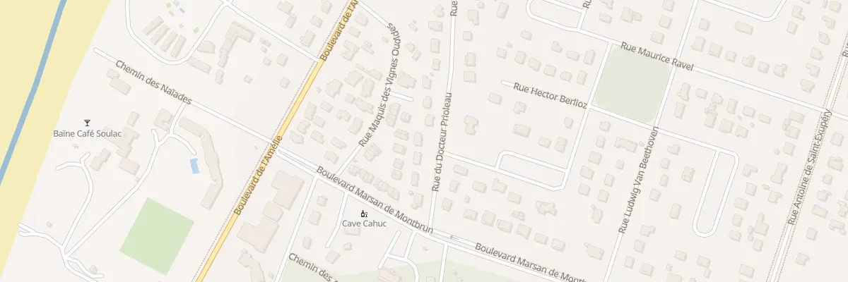 Plan du 25 Rue du Docteur Prioleau à Soulac-sur-Mer