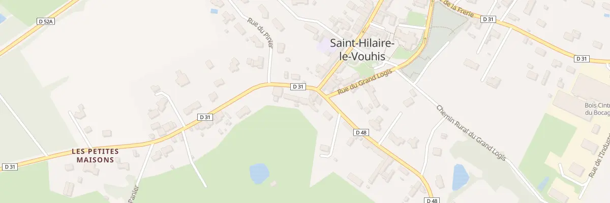 Plan du 3 Rue des petites maisons à Saint-Hilaire-le-Vouhis