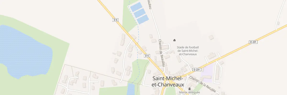 Plan du 6 Rue de la Liberation (St Miche à Ombrée d’Anjou