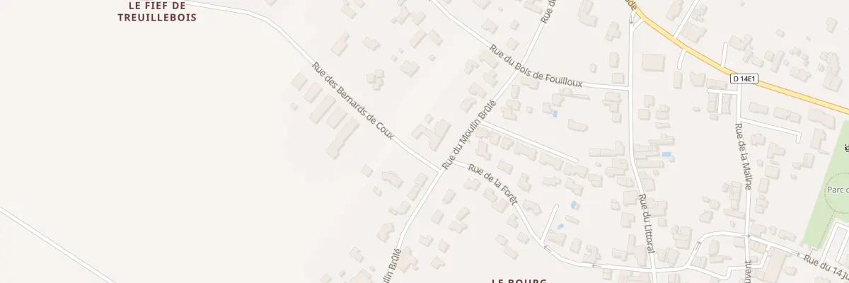 Plan du 28 Rue du Moulin Brûlé à Arvert