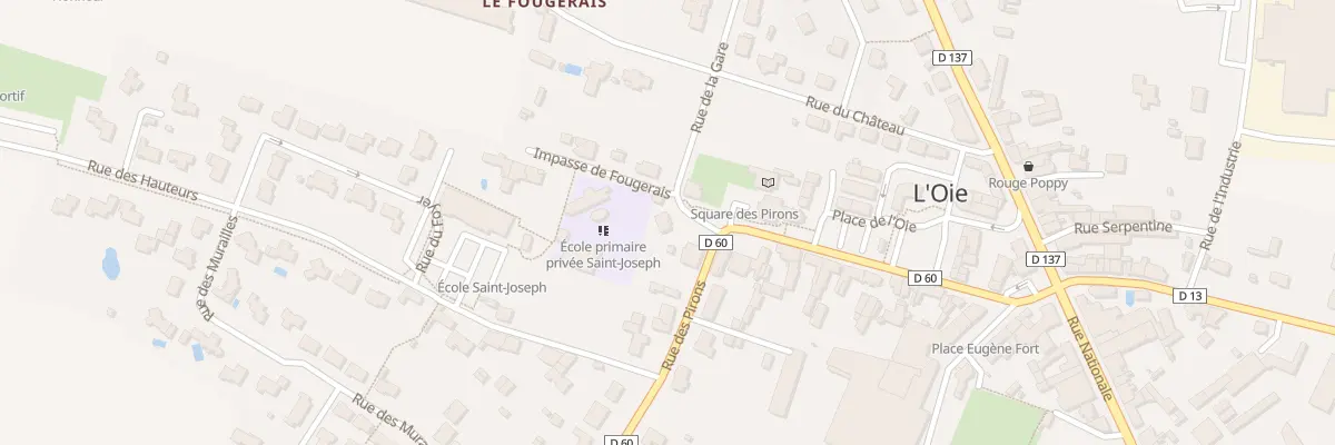 Plan du 11 Rue de la gare à L’Oie