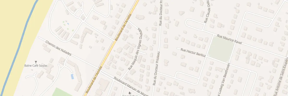 Plan du 5K Rue Maquis de Vignes d’Oudides à Soulac-sur-Mer