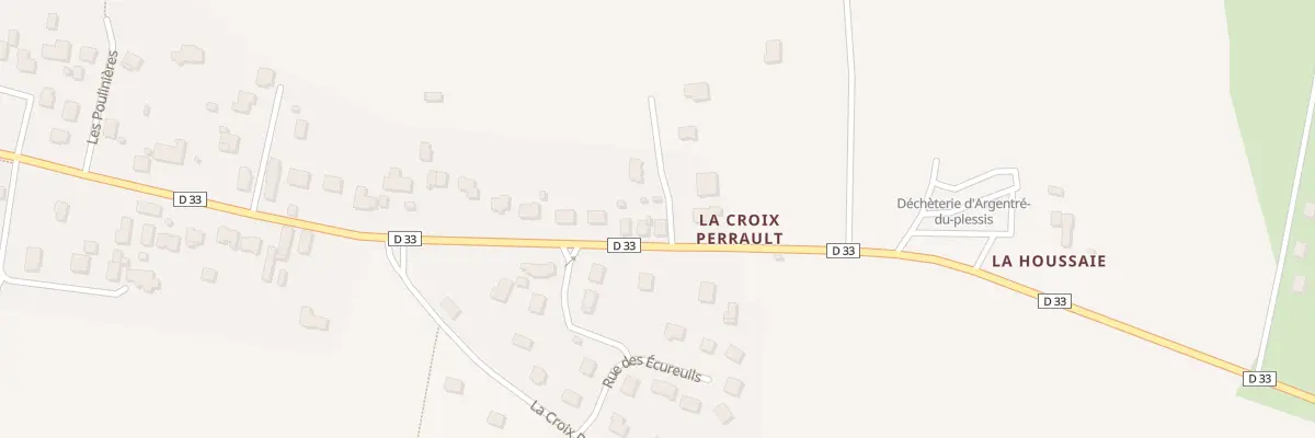 Plan du 17 La Croix Perrault à Argentré-du-Plessis