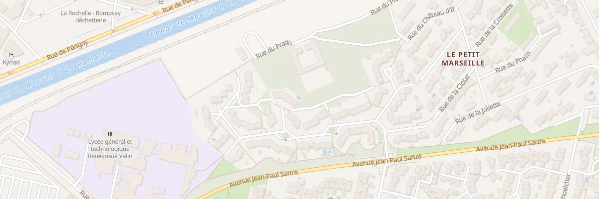 Plan du 6 Rue Jean Giono à La Rochelle