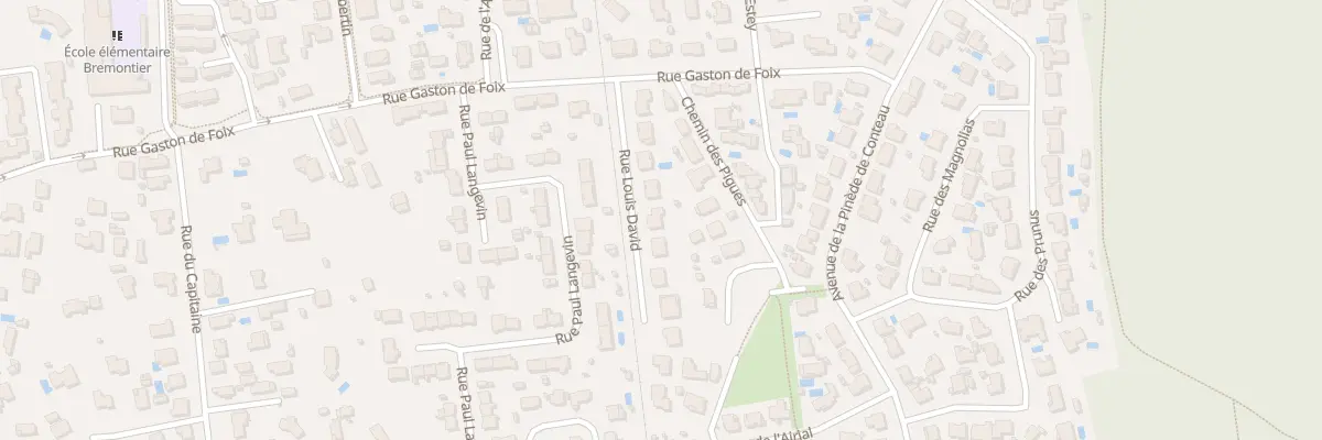 Plan du 4 Rue Louis David à La Teste-de-Buch