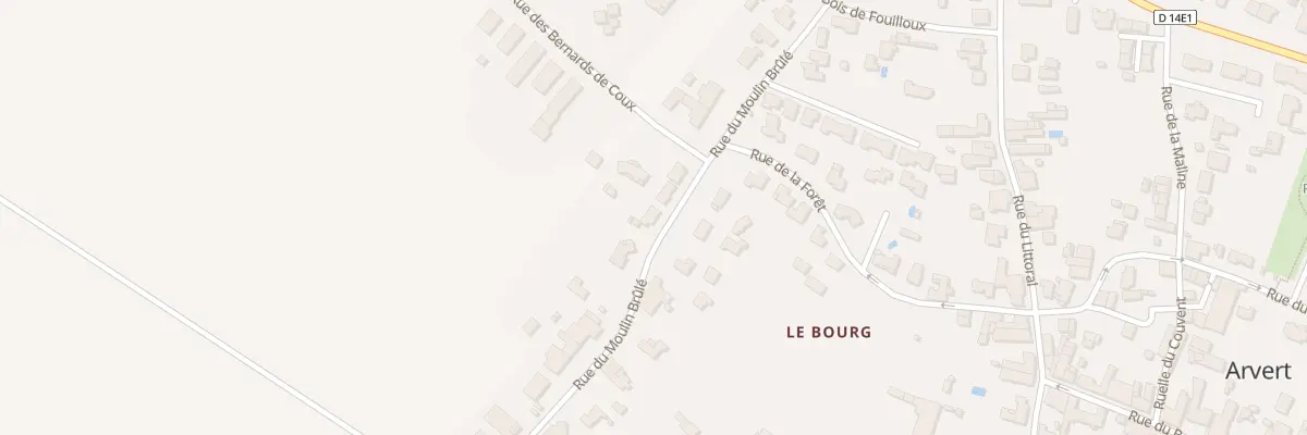 Plan du 34 Rue du Moulin Brûlé à Arvert
