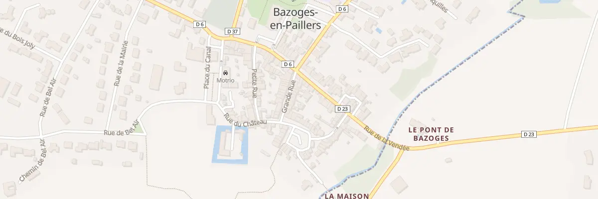 Plan du 5 Grand-rue à Bazoges-en-Paillers