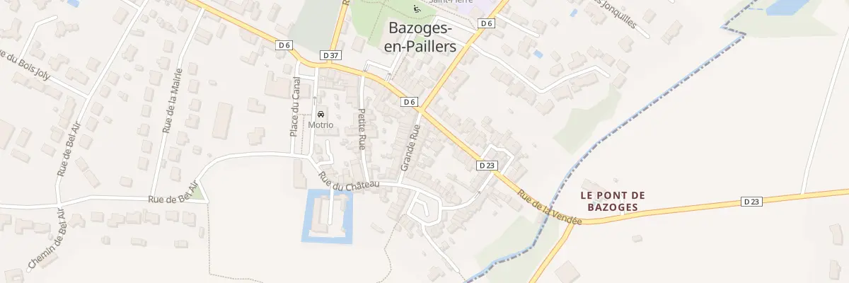 Plan du 1 Rue Grand Rue à Bazoges-en-Paillers