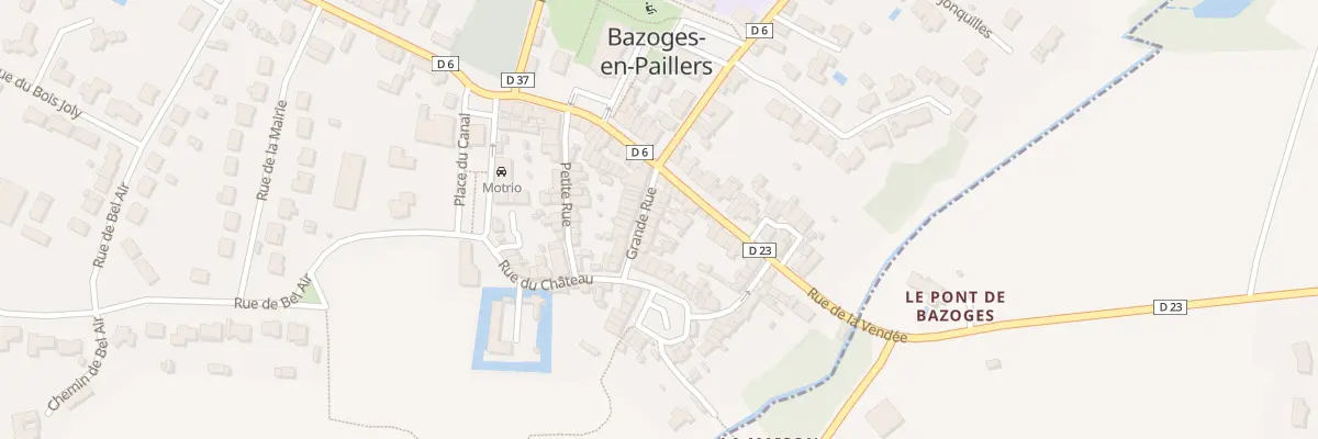 Plan du 3 Rue Grand Rue à Bazoges-en-Paillers