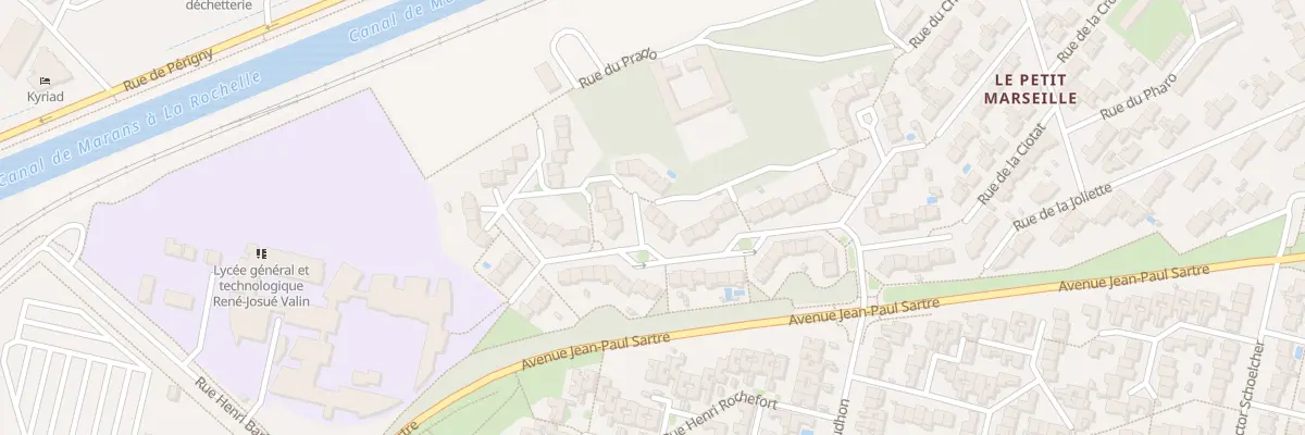 Plan du 4 Rue Jean Giono à La Rochelle